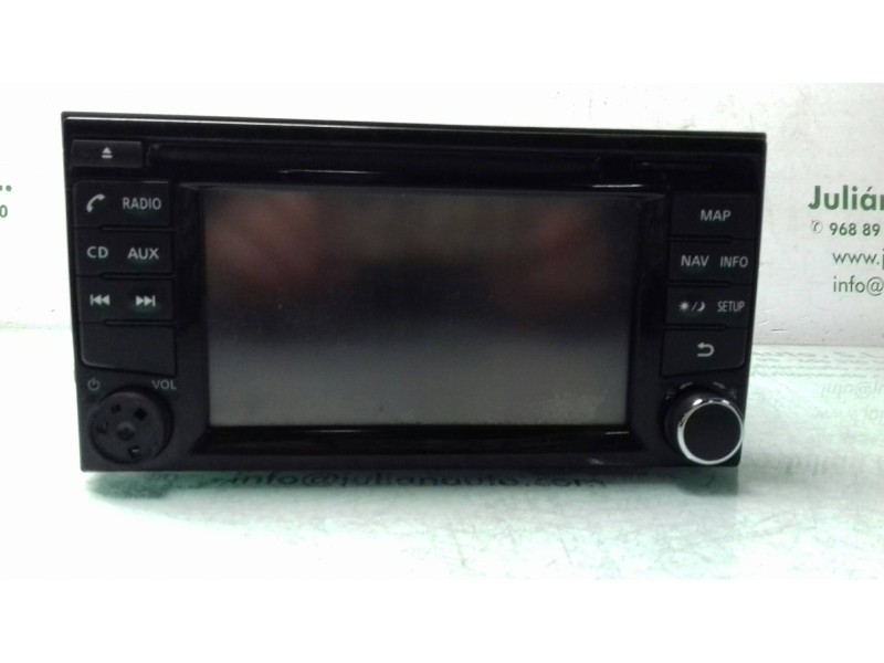 Recambio de sistema audio / radio cd para nissan note acenta referencia OEM IAM 7513750206 259153VV1A BOSCH