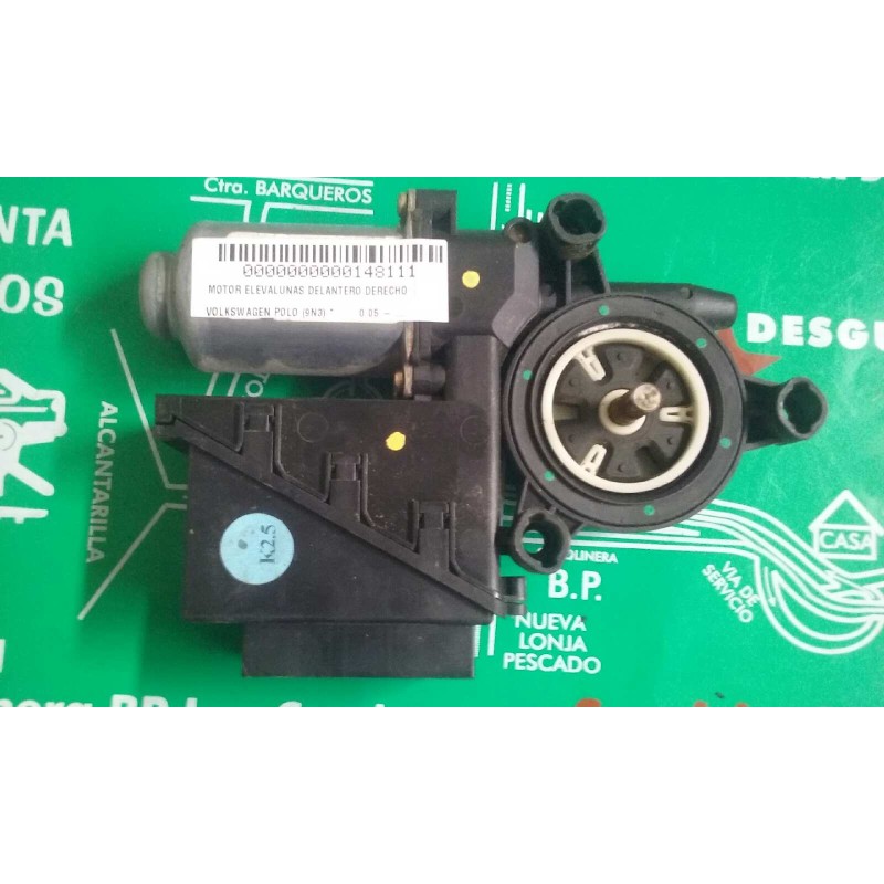 Recambio de motor elevalunas delantero derecho para volkswagen polo (9n3) referencia OEM IAM 6Q2959801A MR6400642D 