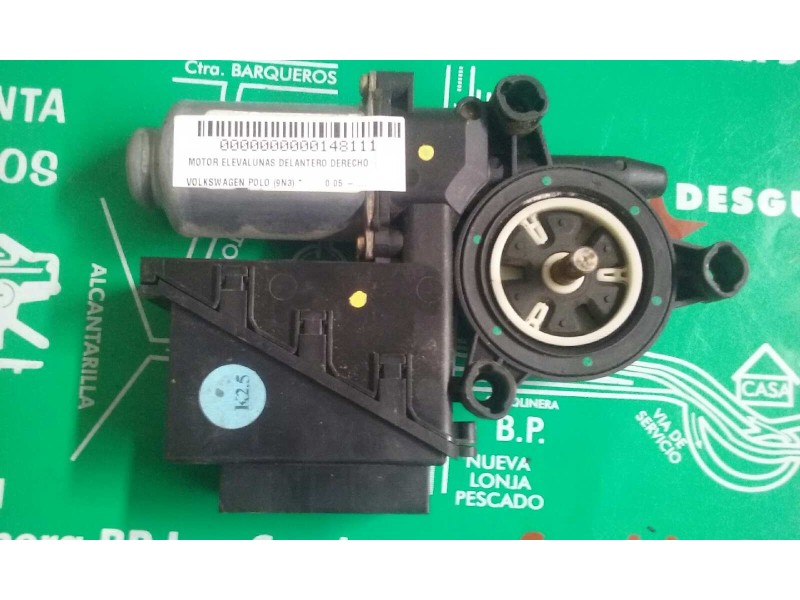 Recambio de motor elevalunas delantero derecho para volkswagen polo (9n3) referencia OEM IAM 6Q2959801A MR6400642D 