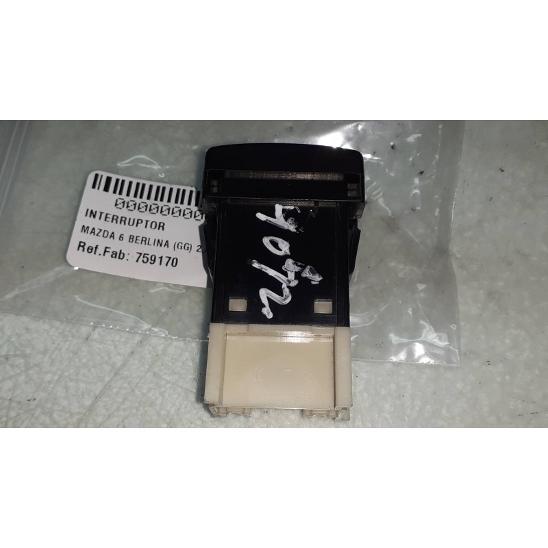 Recambio de interruptor para mazda 6 berlina (gg) 2.0 crtd 136 sportive (4-ptas.) referencia OEM IAM 759170  EMBELLEDOR
