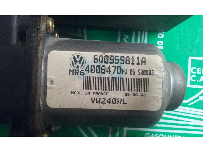 Recambio de motor elevalunas trasero izquierdo para volkswagen polo (9n3) referencia OEM IAM 6Q0959811A MR6400647D 