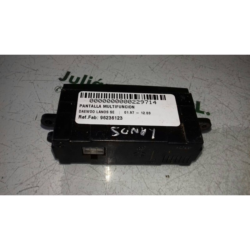 Recambio de pantalla multifuncion para daewoo lanos se referencia OEM IAM 96236123 RELOJ 3+3 PINES