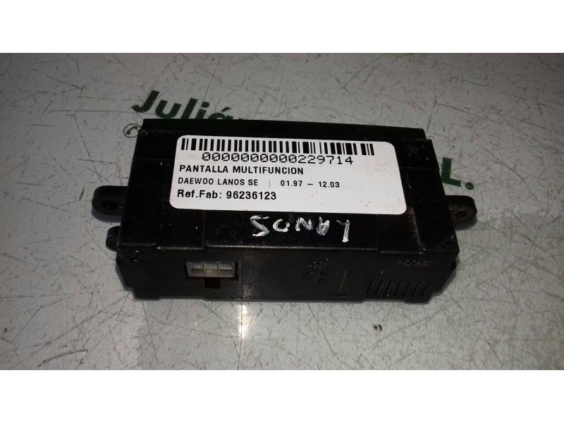 Recambio de pantalla multifuncion para daewoo lanos se referencia OEM IAM 96236123 RELOJ 3+3 PINES