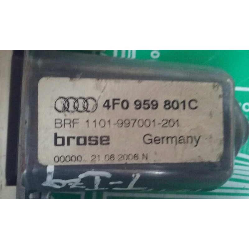 Recambio de motor elevalunas trasero izquierdo para audi a6 berlina (4f2) 3.0 tdi quattro (171kw) referencia OEM IAM 4F0959801C 