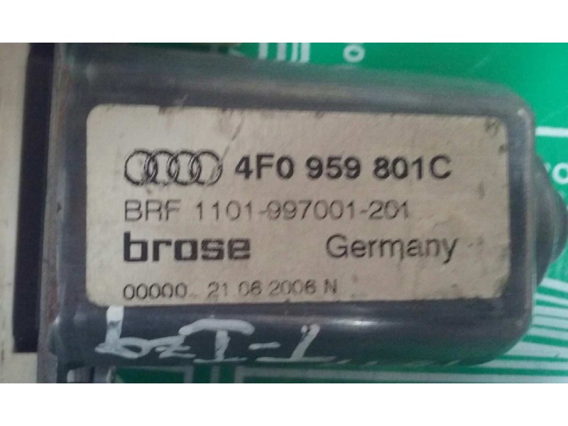 Recambio de motor elevalunas trasero izquierdo para audi a6 berlina (4f2) 3.0 tdi quattro (171kw) referencia OEM IAM 4F0959801C 