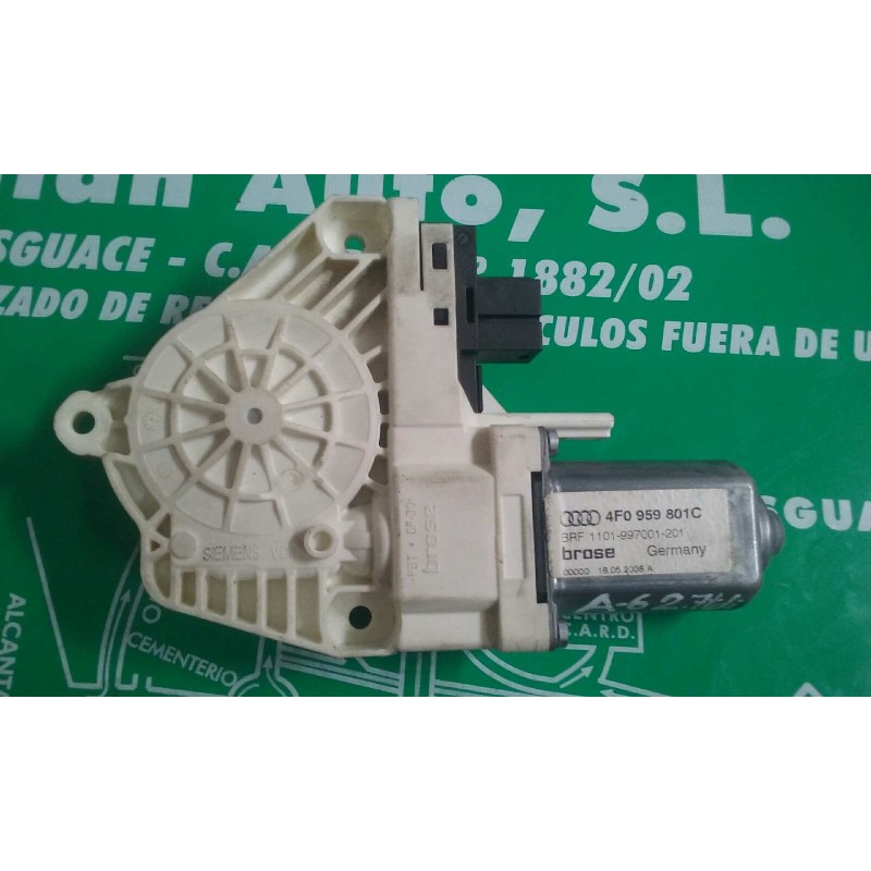 Recambio de motor elevalunas trasero izquierdo para audi a6 berlina (4f2) 2.7 tdi referencia OEM IAM 4F0959801C  