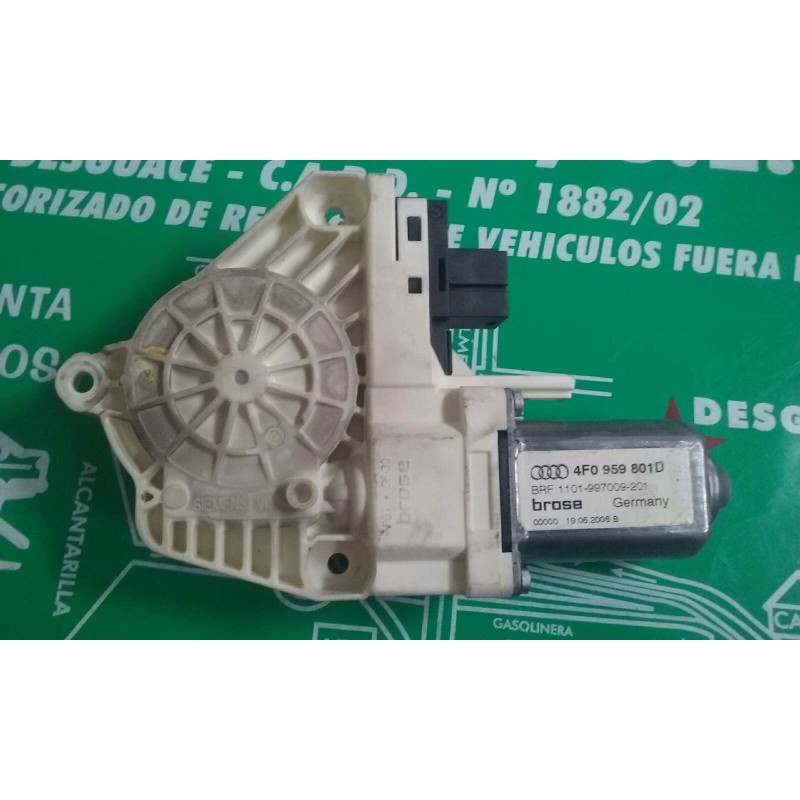 Recambio de motor elevalunas delantero izquierdo para audi a6 berlina (4f2) 3.0 tdi quattro (171kw) referencia OEM IAM 4F0959801