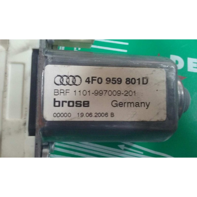 Recambio de motor elevalunas delantero izquierdo para audi a6 berlina (4f2) 3.0 tdi quattro (171kw) referencia OEM IAM 4F0959801