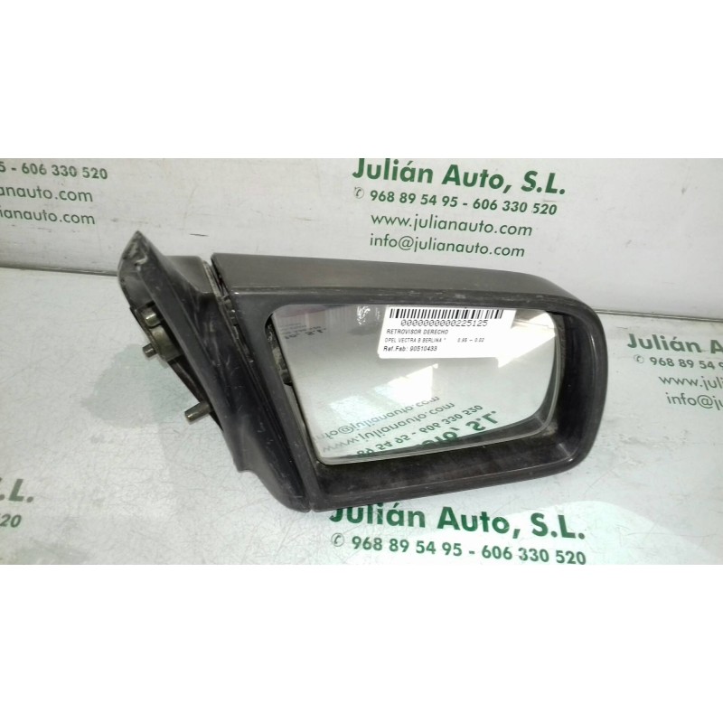 Recambio de retrovisor derecho para opel vectra b berlina básico (1999) referencia OEM IAM 90510433  ELECTRICO