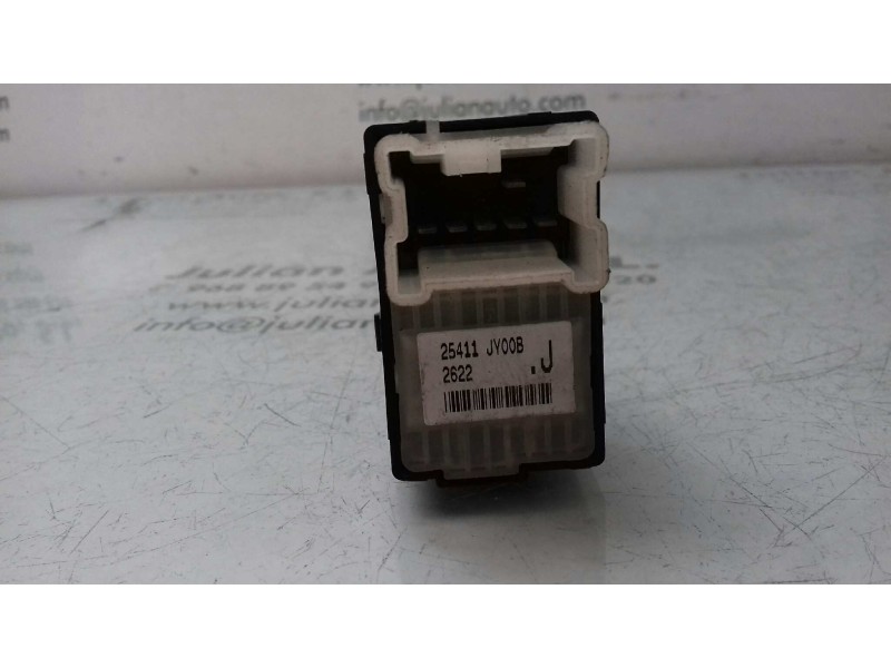 Recambio de mando elevalunas trasero derecho para renault koleos dynamique referencia OEM IAM 25411JY00B 5+1 PINES BLANCO