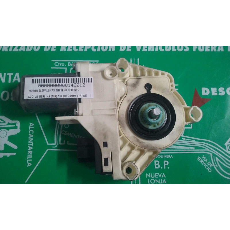 Recambio de motor elevalunas trasero derecho para audi a6 berlina (4f2) 3.0 tdi quattro (171kw) referencia OEM IAM 4F0959802C  