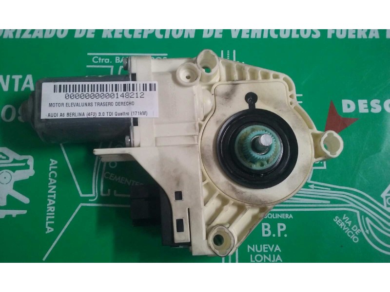 Recambio de motor elevalunas trasero derecho para audi a6 berlina (4f2) 3.0 tdi quattro (171kw) referencia OEM IAM 4F0959802C  