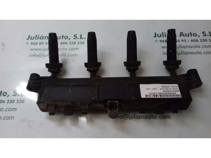 Recambio de bobina encendido para peugeot 206 berlina xr referencia OEM IAM 96358649  