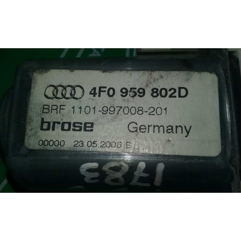 Recambio de motor elevalunas delantero derecho para audi a6 berlina (4f2) 2.7 tdi referencia OEM IAM 4F0959802D  