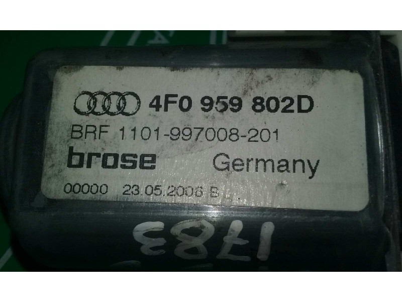 Recambio de motor elevalunas delantero derecho para audi a6 berlina (4f2) 2.7 tdi referencia OEM IAM 4F0959802D  