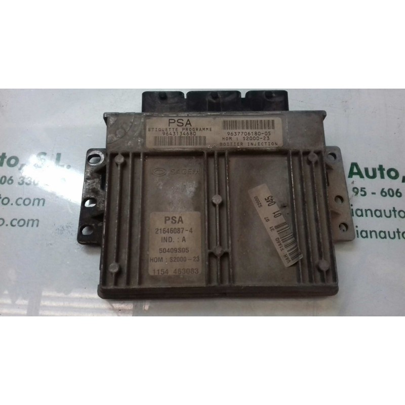 Recambio de centralita motor uce para peugeot 206 berlina xr referencia OEM IAM 9643134680 9637706180 05 