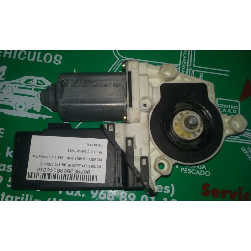 Recambio de motor elevalunas delantero derecho para volkswagen golf iv berlina (1j1) conceptline referencia OEM IAM 1J1959802D14