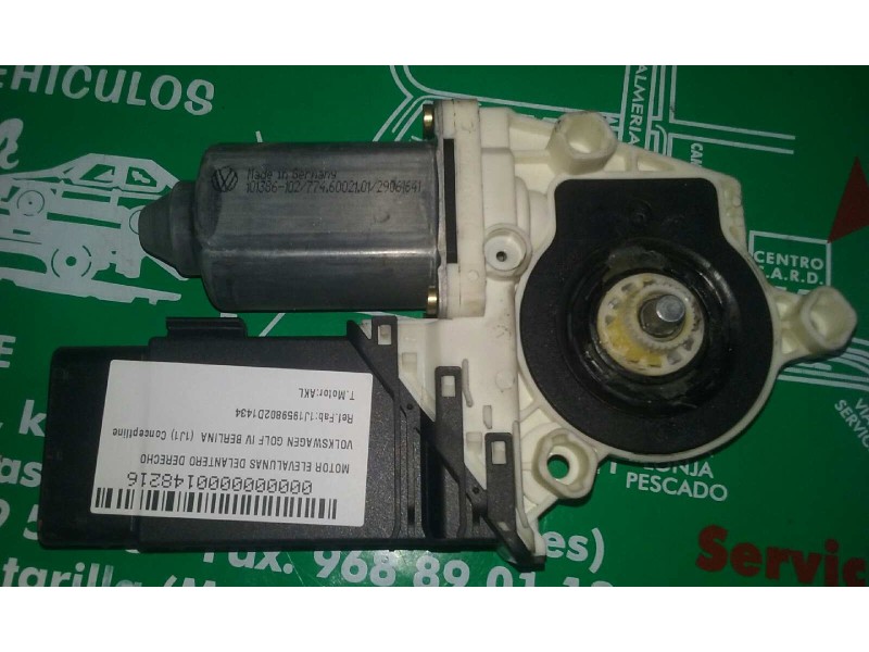 Recambio de motor elevalunas delantero derecho para volkswagen golf iv berlina (1j1) conceptline referencia OEM IAM 1J1959802D14