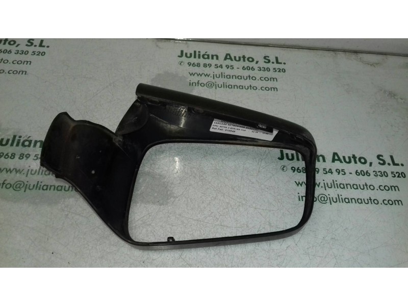 Recambio de carcasa retrovisor derecho para opel astra g berlina club referencia OEM IAM 010548 MANUAL NEGRO