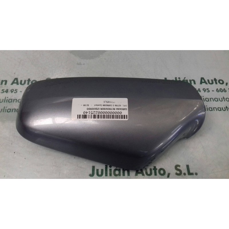 Recambio de carcasa retrovisor izquierdo para opel astra g caravan comfort referencia OEM IAM 259085L6  PLATA