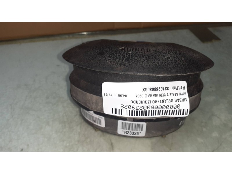 Recambio de airbag delantero izquierdo para bmw serie 3 berlina (e46) 320d referencia OEM IAM 33109680803X 00B139DT05481 R23326
