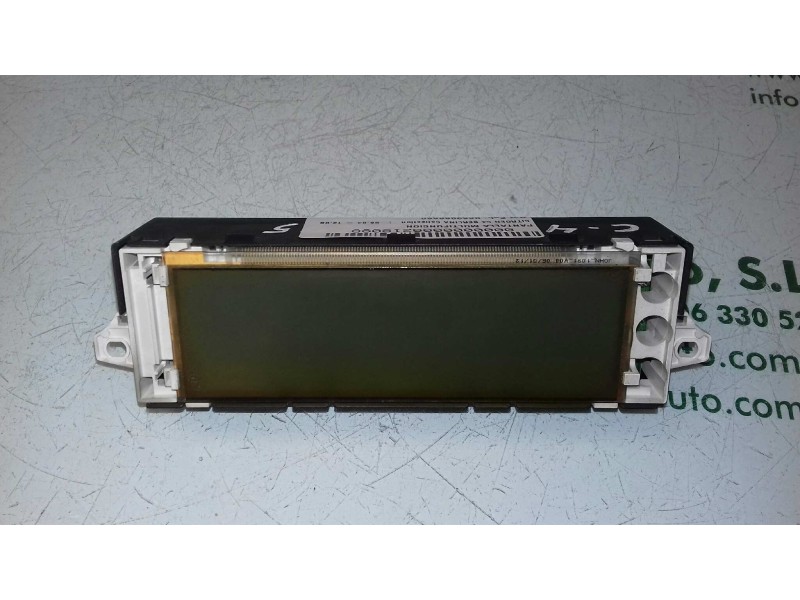 Recambio de pantalla multifuncion para citroen c4 berlina collection referencia OEM IAM 9662988880 281185045 