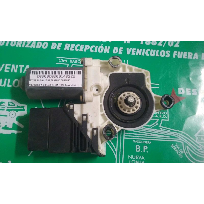 Recambio de motor elevalunas trasero derecho para volkswagen bora berlina (1j2) conceptline referencia OEM IAM 1J4959812C  