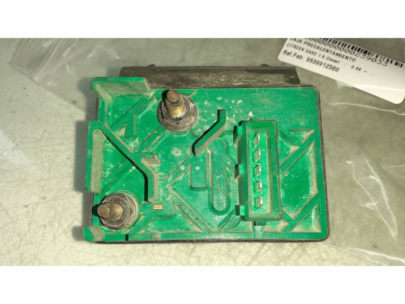 Recambio de caja precalentamiento para citroen saxo 1.5 diesel referencia OEM IAM 9639912580 51299011 