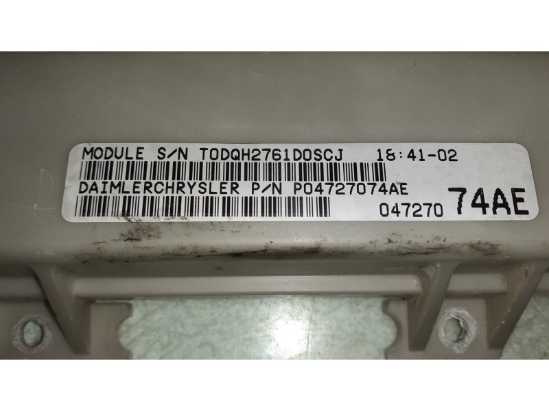 Recambio de modulo electronico para chrysler voyager (rg) 2.5 crd executive referencia OEM IAM PO4727074AE 047270 74AE