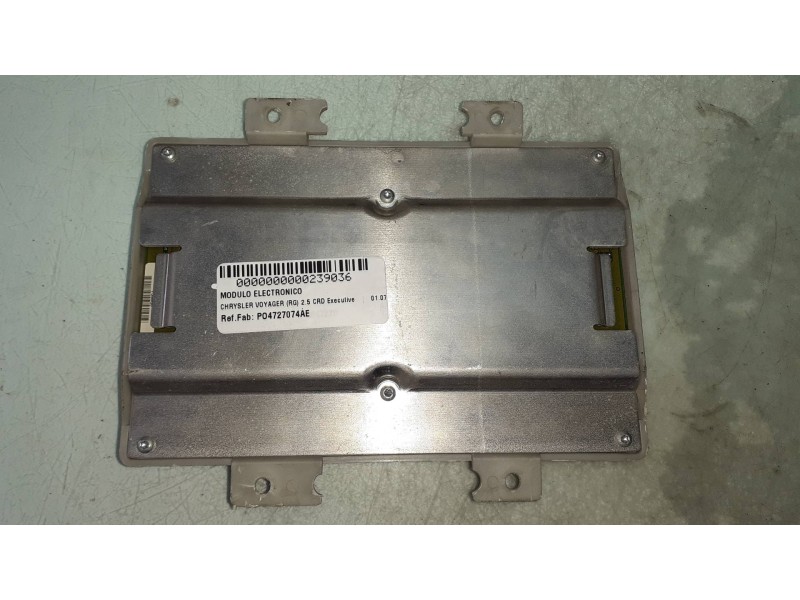 Recambio de modulo electronico para chrysler voyager (rg) 2.5 crd executive referencia OEM IAM PO4727074AE 047270 74AE