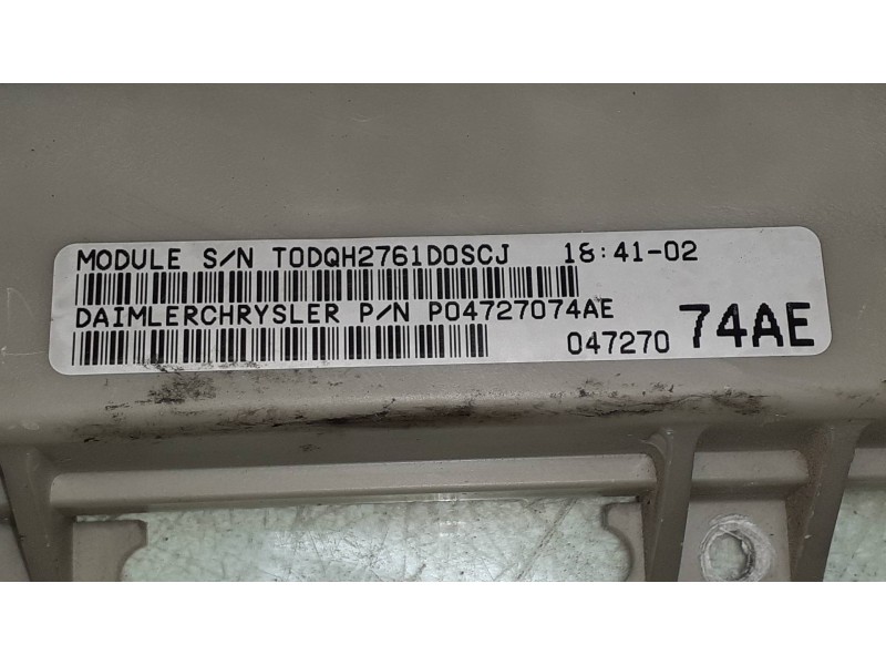 Recambio de modulo electronico para chrysler voyager (rg) 2.5 crd executive referencia OEM IAM PO4727074AE 047270 74AE