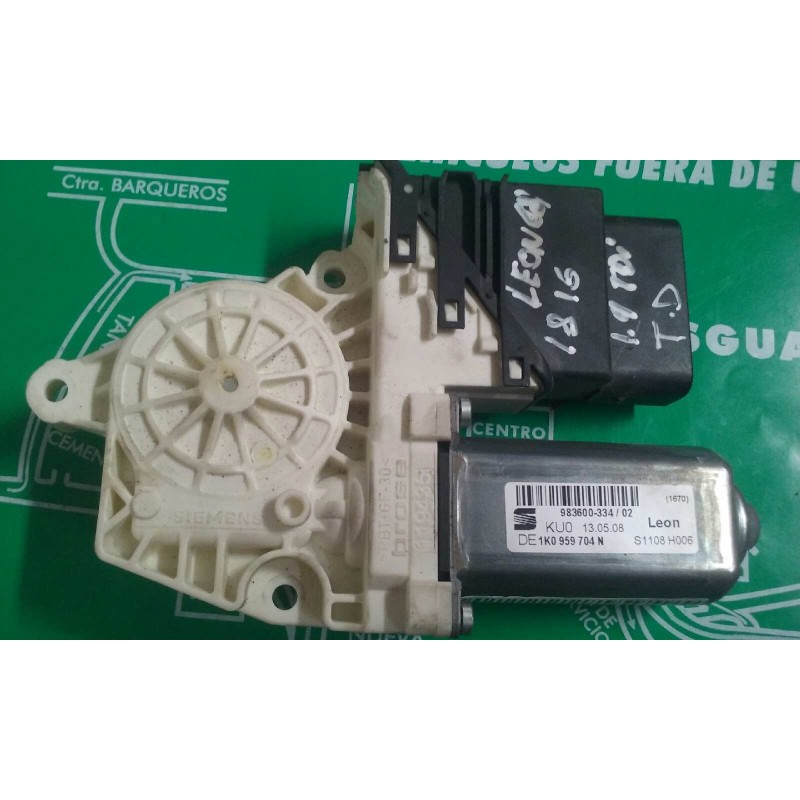 Recambio de motor elevalunas trasero derecho para seat leon (1p1) stylance / style referencia OEM IAM 1K0959704N 98360033402 S11