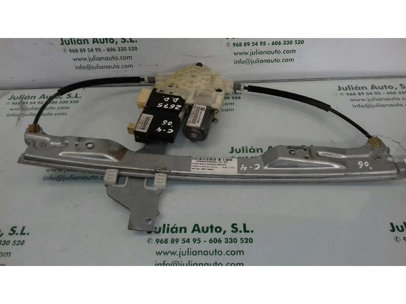 Recambio de elevalunas delantero derecho para citroen c4 berlina collection referencia OEM IAM 9657133580 9647441380 ELECTRICO