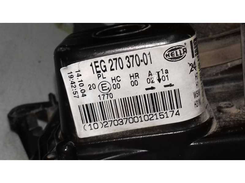 Recambio de faro derecho para opel astra h ber. cosmo referencia OEM IAM 1EG27037001 24451032LH 1EG270370