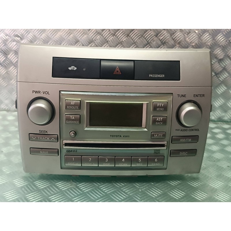 Recambio de sistema audio / radio cd para toyota corolla verso (r1) 2.0 d-4d luna referencia OEM IAM 861200F010 331455 CQTS7421L