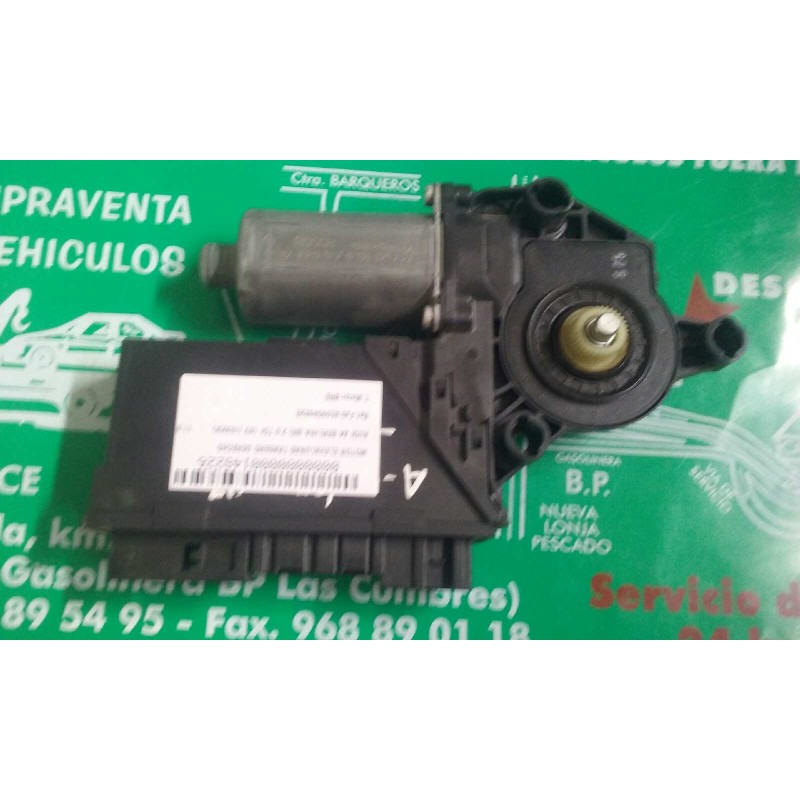Recambio de motor elevalunas trasero derecho para audi a4 berlina (8e) 2.0 tdi 16v (103kw) referencia OEM IAM 8E0959802E 5WK4920