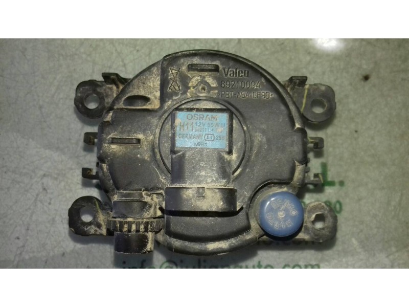 Recambio de faro antiniebla derecho para ford fiesta (cb1) titanium referencia OEM IAM 89210094 VALEO 2 PINES