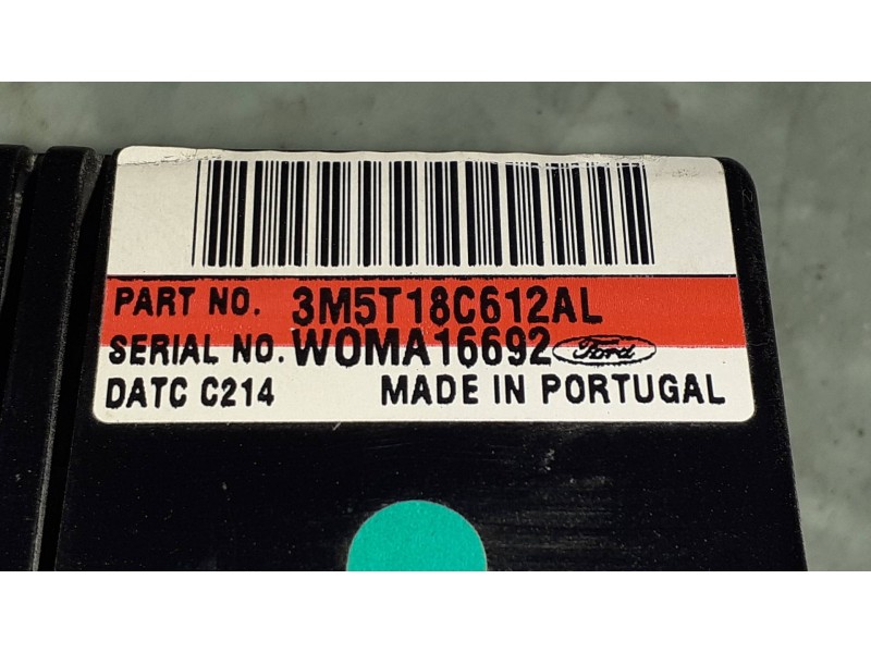 Recambio de mando climatizador para ford focus c-max (cap) ambiente (d) referencia OEM IAM 3M5T18C612AL 16692 