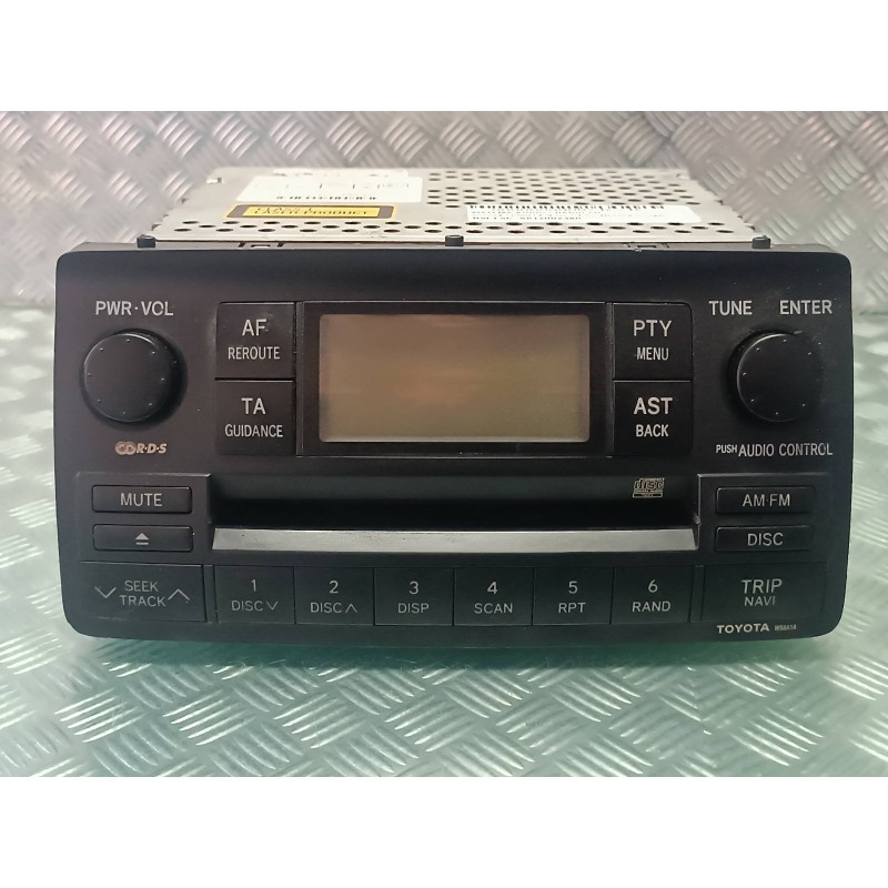 Recambio de sistema audio / radio cd para toyota corolla (e12) 1.4 d-4d luna compact referencia OEM IAM 8612002380 489450 CQTS74