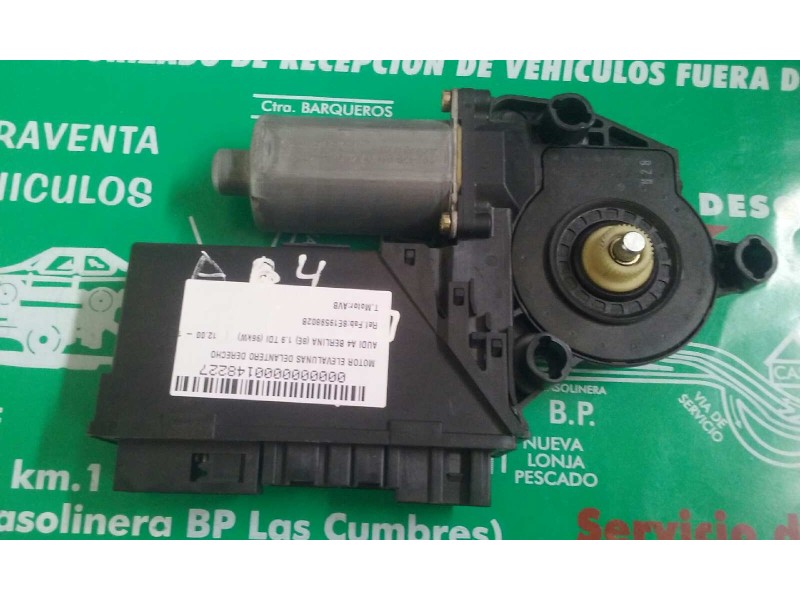 Recambio de motor elevalunas delantero derecho para audi a4 berlina (8e) 1.9 tdi (96kw) referencia OEM IAM 8E1959802B 5WK47006AB