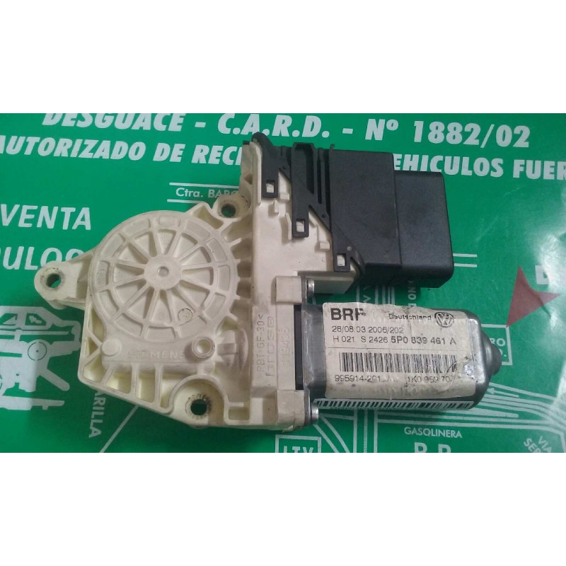 Recambio de motor elevalunas trasero izquierdo para seat toledo (5p2) exclusive referencia OEM IAM 5P0839461A 995914201 99342420