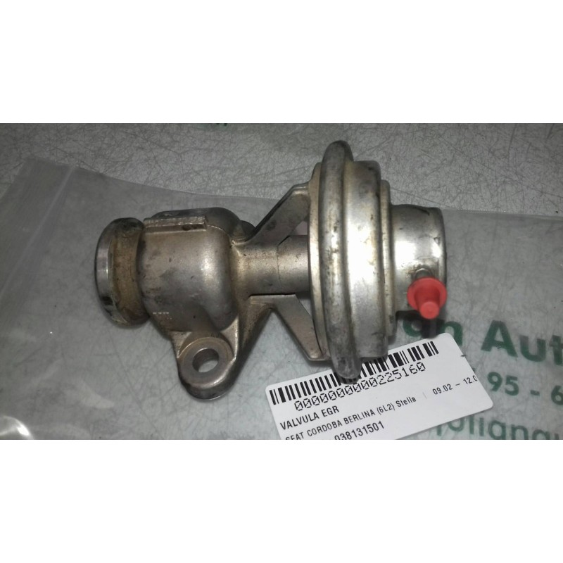 Recambio de valvula egr para seat cordoba berlina (6l2) stella referencia OEM IAM 038131501  