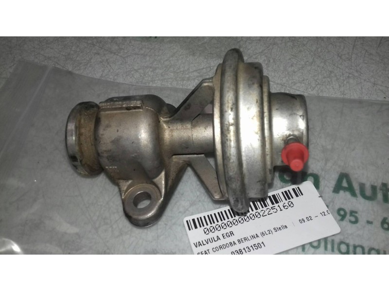 Recambio de valvula egr para seat cordoba berlina (6l2) stella referencia OEM IAM 038131501  