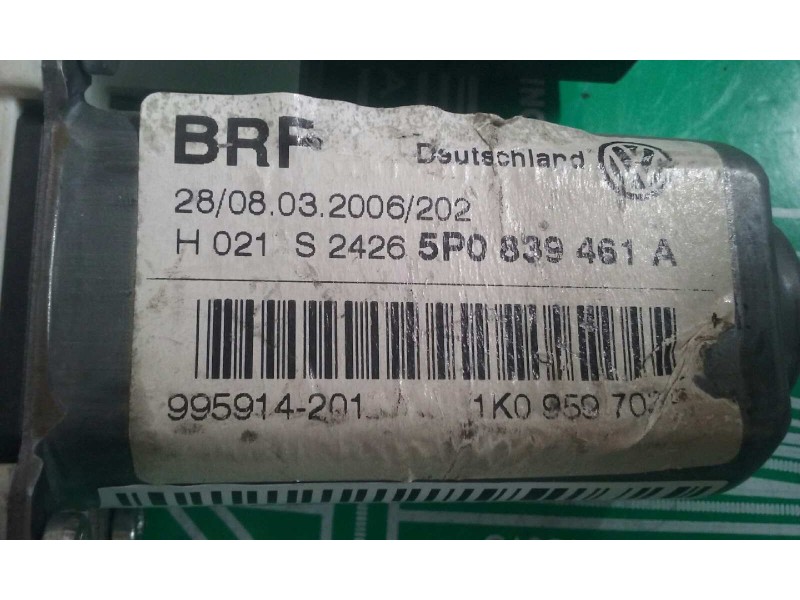 Recambio de motor elevalunas trasero izquierdo para seat toledo (5p2) exclusive referencia OEM IAM 5P0839461A 995914201 99342420