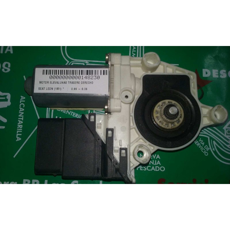 Recambio de motor elevalunas trasero derecho para seat leon (1m1) referencia OEM IAM 1J4959812C 101482202 1696428