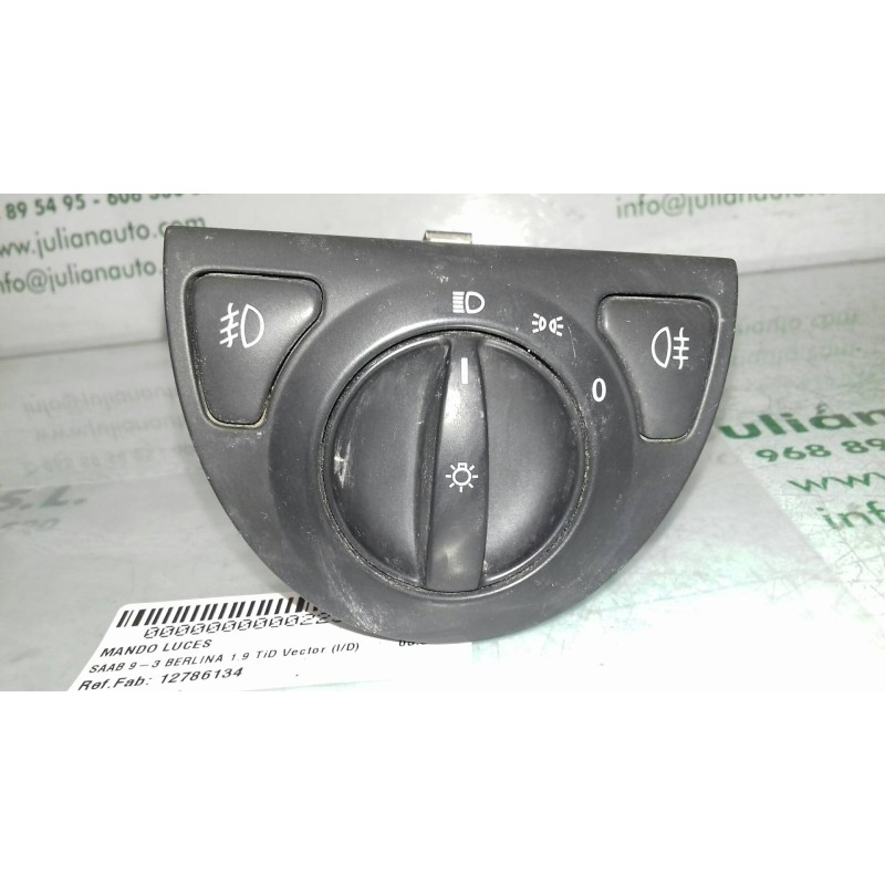 Recambio de mando luces para saab 9-3 berlina 1.9 tid vector (i/d) referencia OEM IAM 12786134  4 + 4 PINES