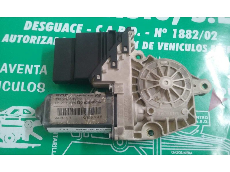 Recambio de motor elevalunas trasero derecho para seat toledo (5p2) exclusive referencia OEM IAM 5P0839462A 995915201 1K0959704E