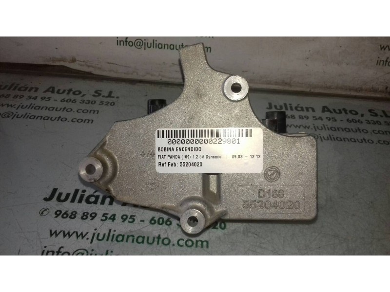 Recambio de bobina encendido para fiat panda (169) 1.2 8v dynamic referencia OEM IAM 55204020 D188 