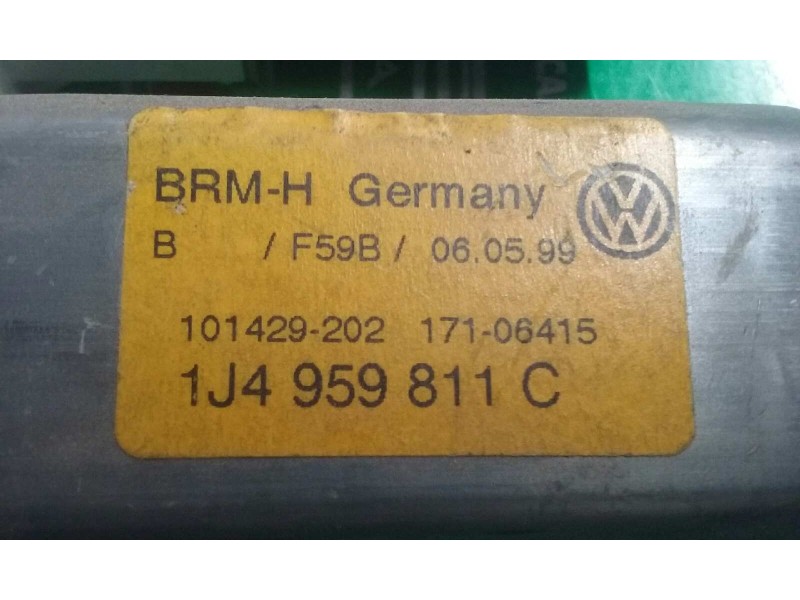 Recambio de motor elevalunas trasero izquierdo para volkswagen golf iv berlina (1j1) conceptline referencia OEM IAM 1J4959811C  