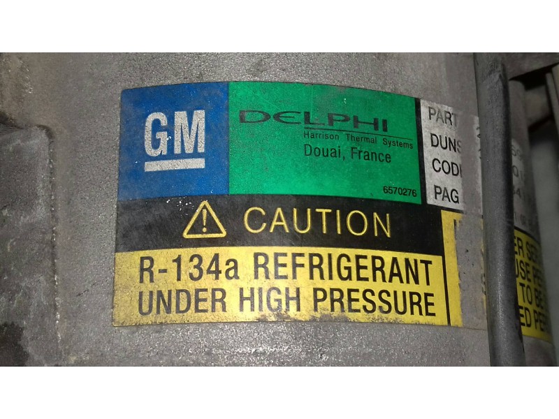 Recambio de compresor aire acondicionado para opel astra h ber. cosmo referencia OEM IAM 383601234  DELPHI